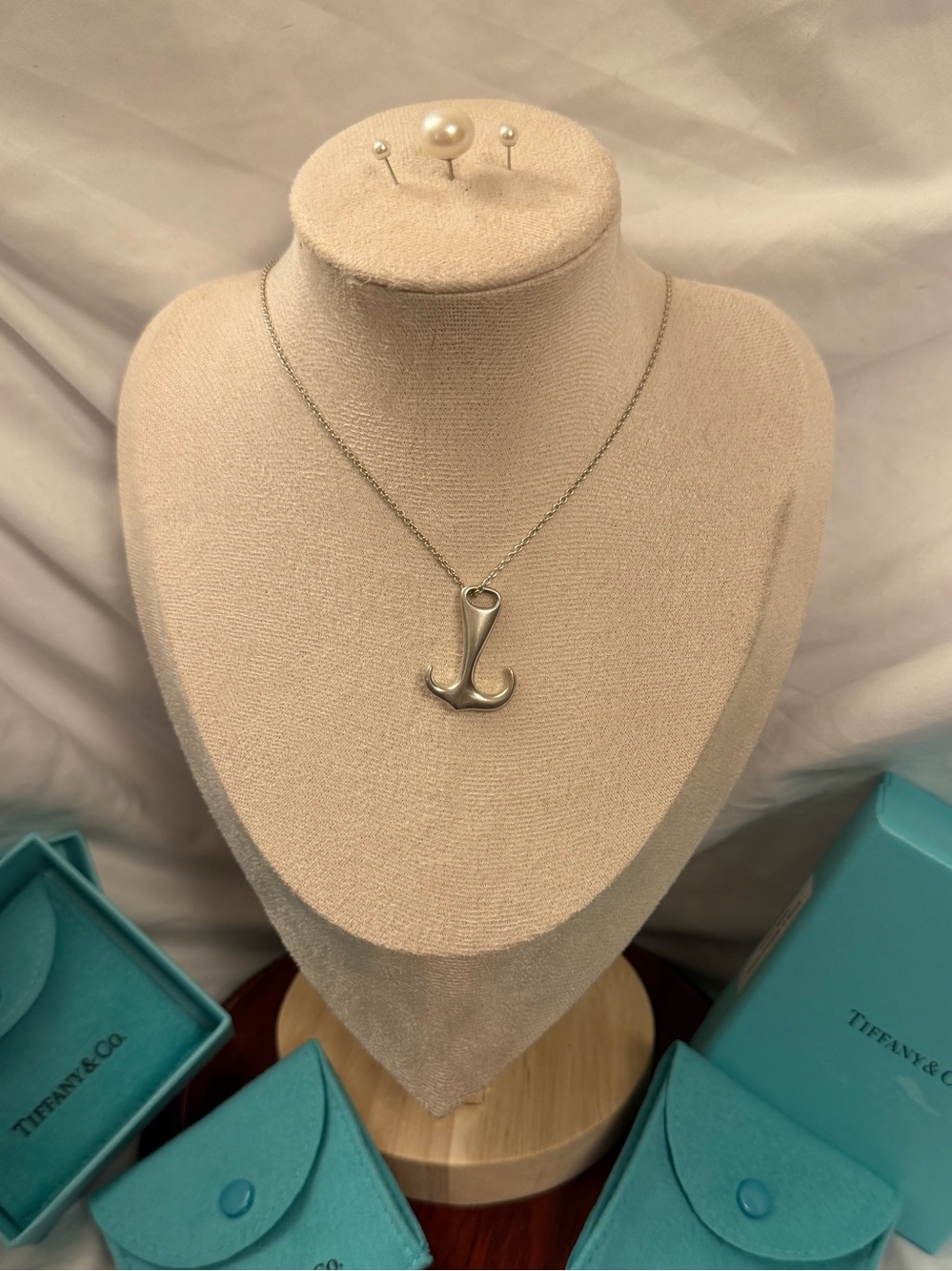 Tiffany & Co. Silver Signature Pendant Necklace